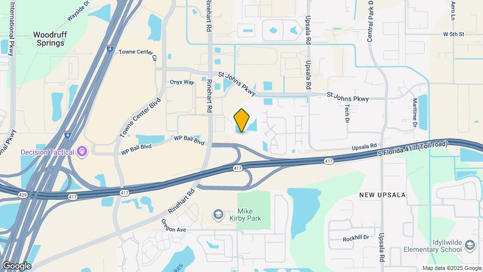 Furnished Studio-Orlando - Sanford Map and Location Details