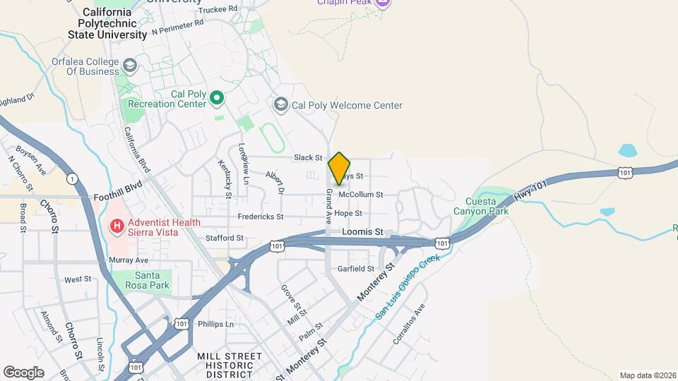 1844 McCollum St Map and Location Details