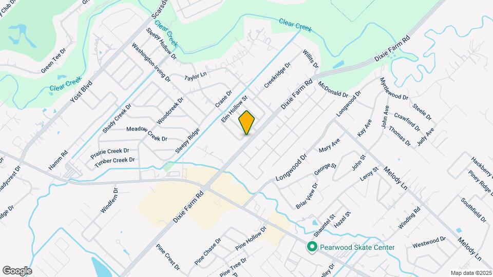 2703 Walnut Hollow St Mapa y Detalles de la Ubicación