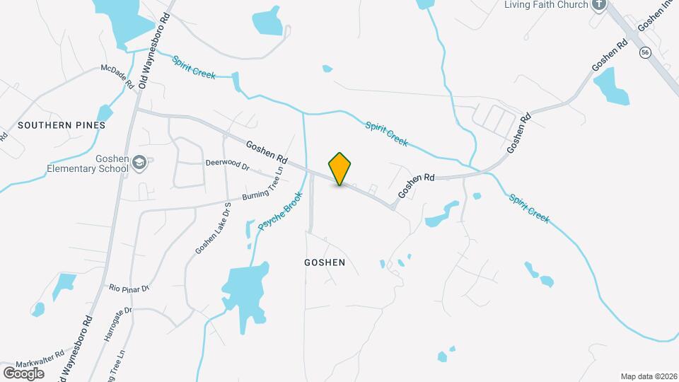 1672 Goshen Rd, Unit B1  1672 Goshen Road Mapa y Detalles de la Ubicación