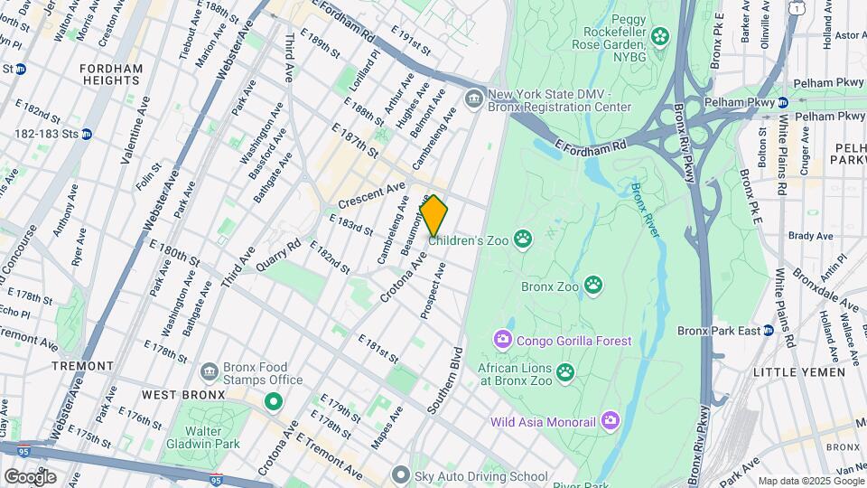 2304 Crotona Ave Map and Location Details