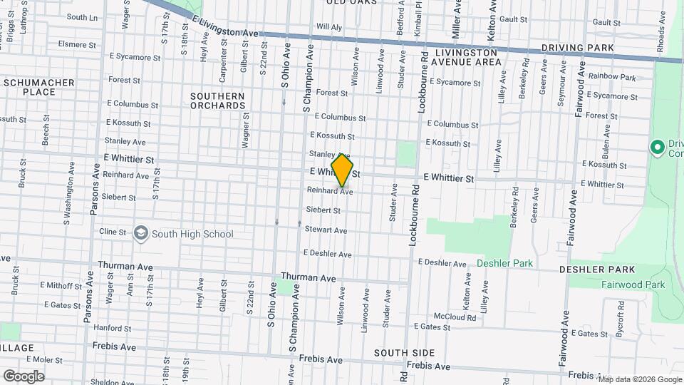 1123-1125-1125 Wilson Ave Map and Location Details