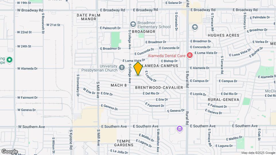328 E Balboa Dr Map and Location Details