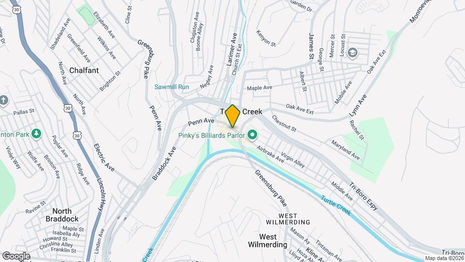 906 Penn Ave Mapa y Detalles de la Ubicación