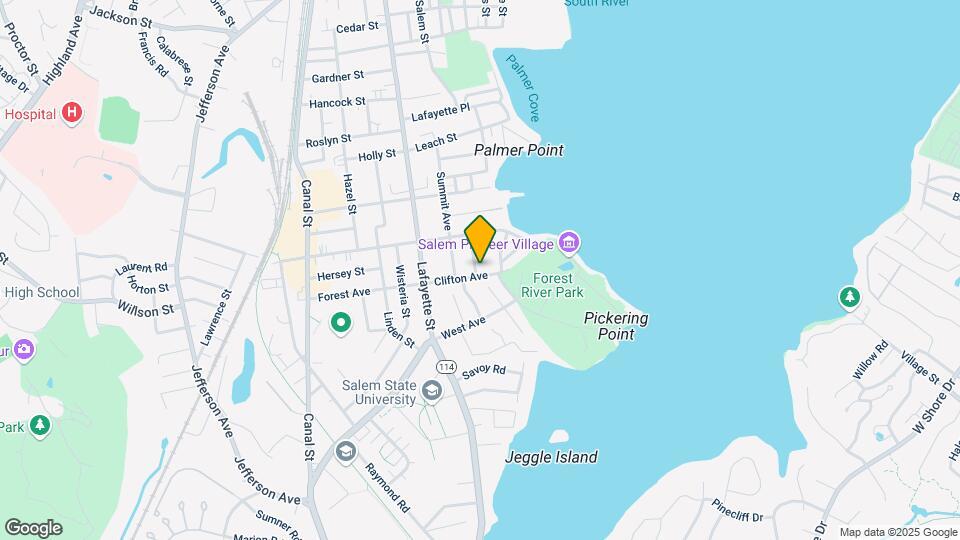 13 Clifton Ave Mapa y Detalles de la Ubicación