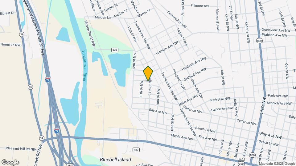 630-632 11th St NW Map and Location Details