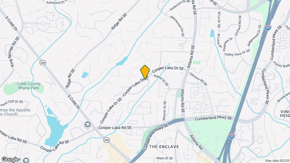 1854 Cooper Lake Dr SE, Unit 3b Map and Location Details