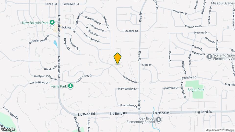 463 Down Hill Dr Map and Location Details