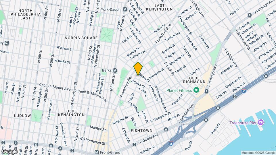 1852 Tulip St Map and Location Details