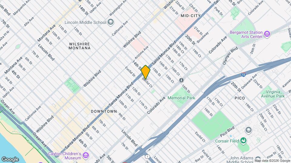 1427 Euclid Ct Map and Location Details