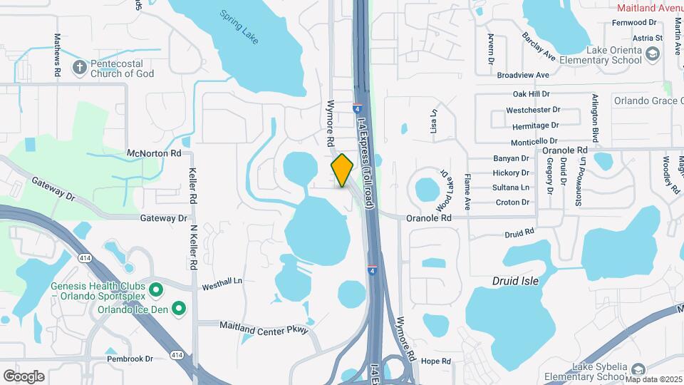 940 Lake Destiny Rd-Unit -E Map and Location Details