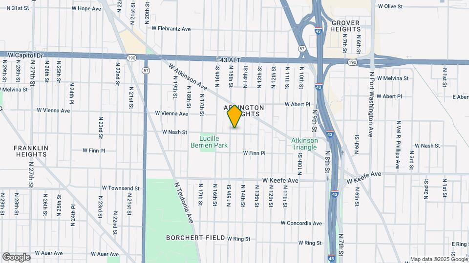 3702 N 15th St, Unit Upper Map and Location Details