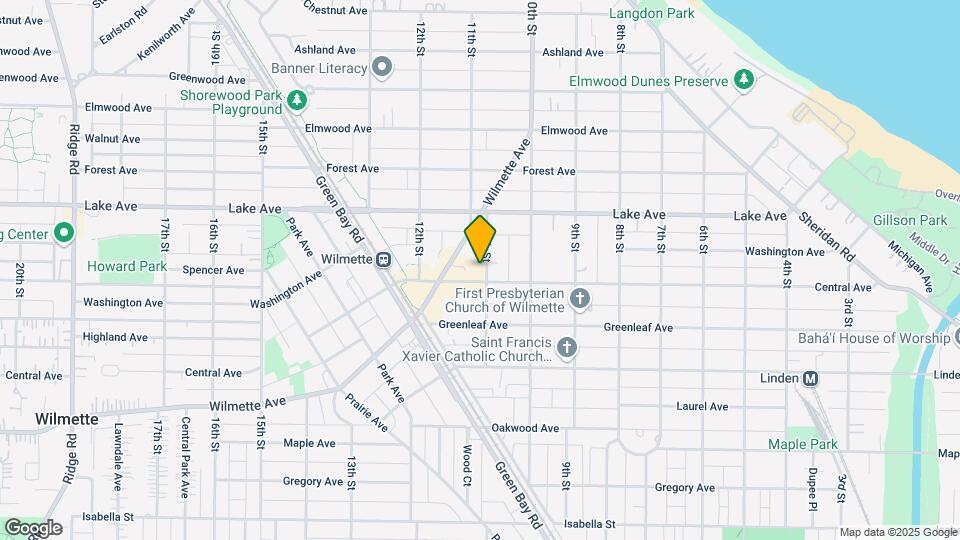 1100 Central Ave Map and Location Details
