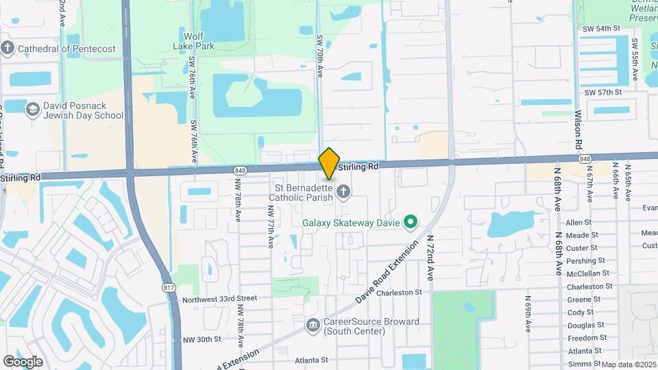 7552 Stirling Rd Map and Location Details