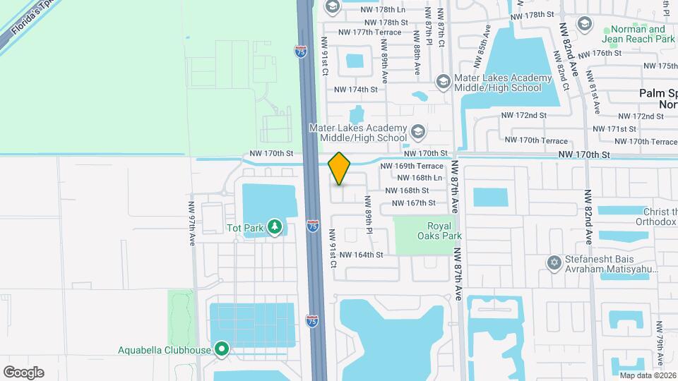 16816 NW 91st Ave Map and Location Details