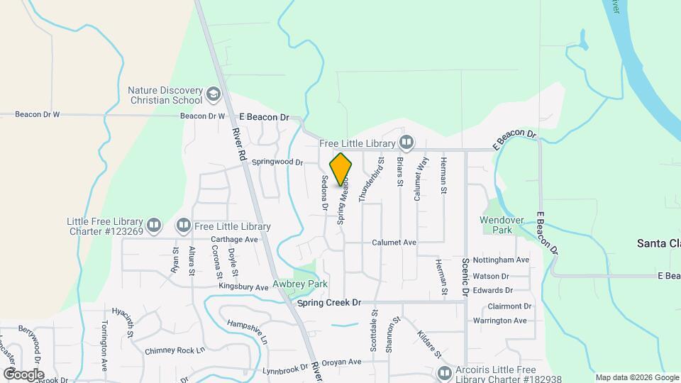 4724 Spring Meadow Ave Map and Location Details