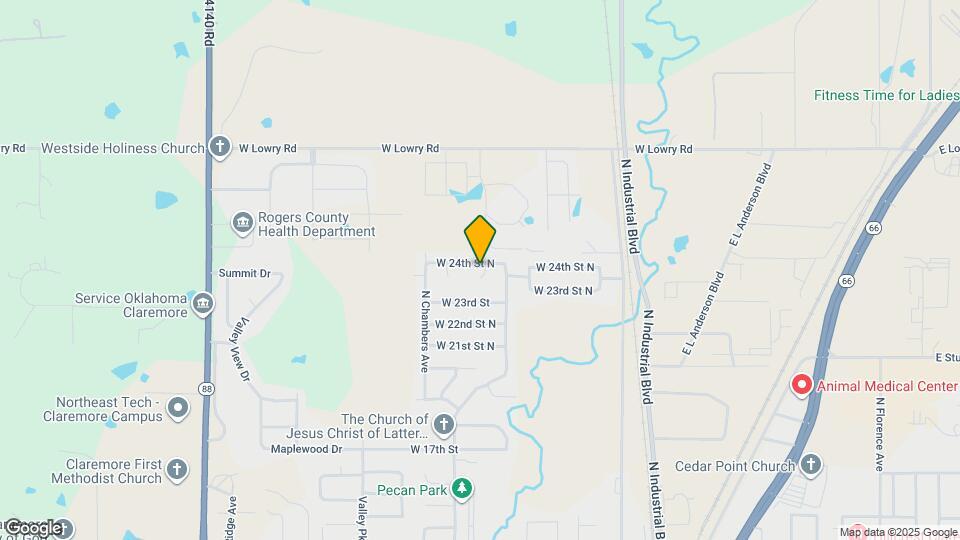 1101 W 24th St N Map and Location Details