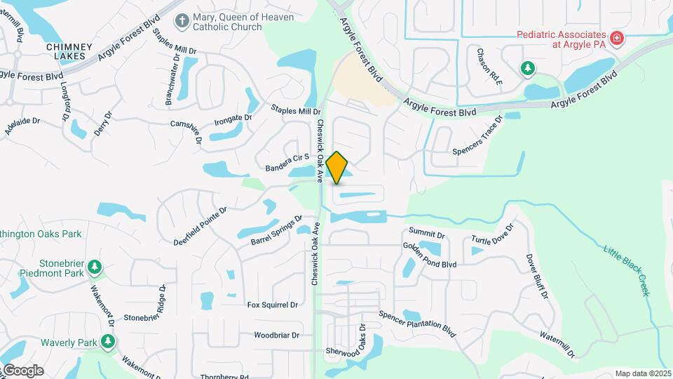 2916 Waters View Cir Mapa y Detalles de la Ubicación