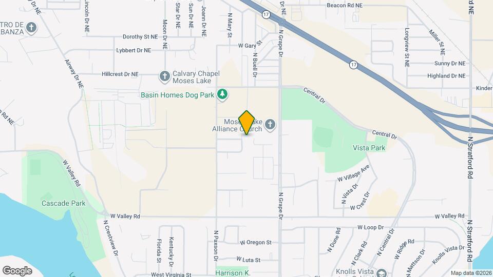 1013 N Pierce Dr Map and Location Details