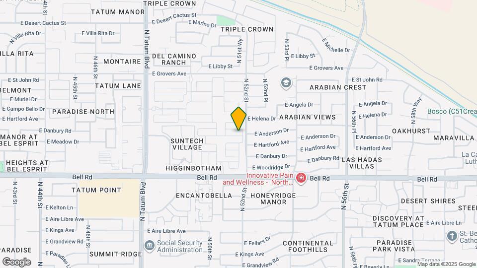 5138 E Anderson Dr Map and Location Details