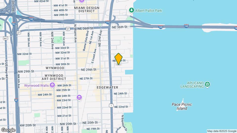 431 NE 29th St, Unit S2 Map and Location Details