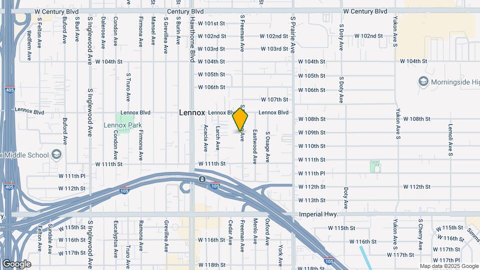 10919 Freeman Ave Mapa y Detalles de la Ubicación