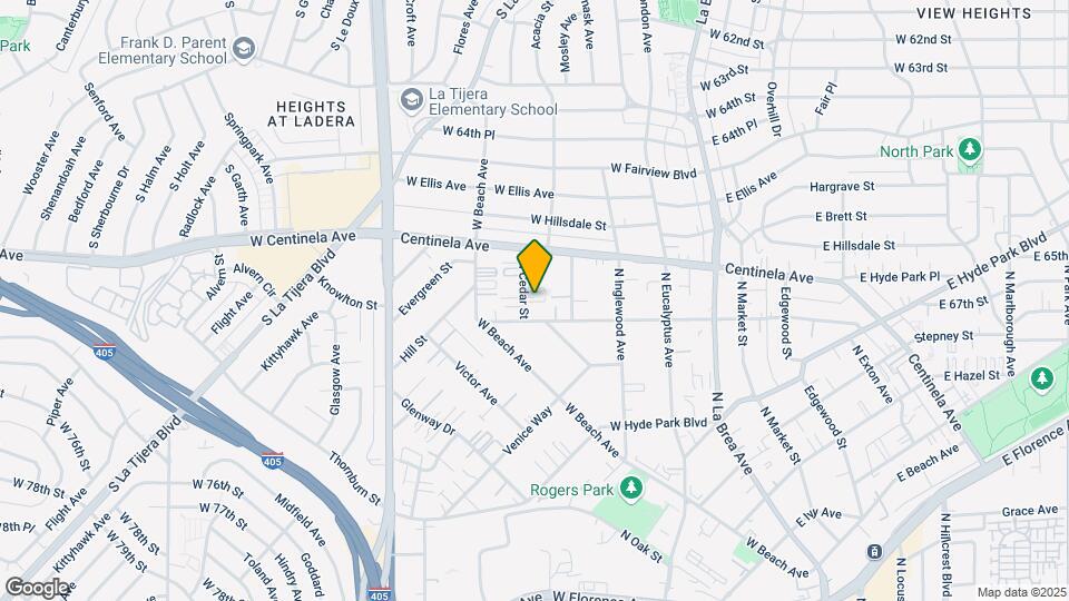 918 N Cedar Ave Mapa y Detalles de la Ubicación