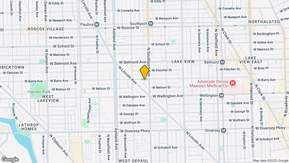 1415 W Barry Ave Map and Location Details