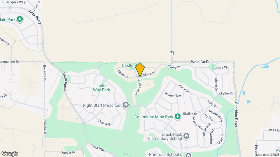 2127 Primrose Ln Map and Location Details