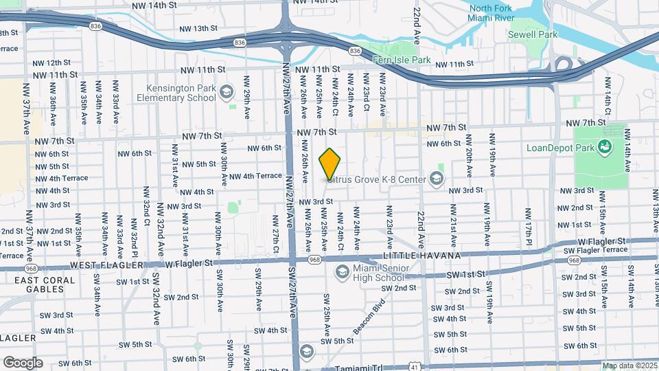 413 NW 25th Ave, Unit S Map and Location Details
