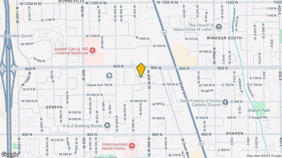 724 N 450 W Map and Location Details