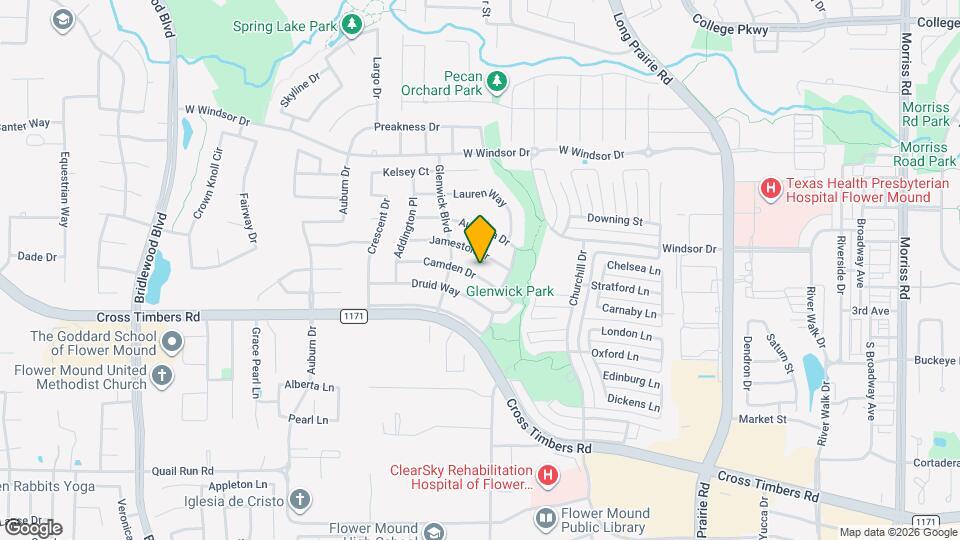 3316 Camden Dr Map and Location Details