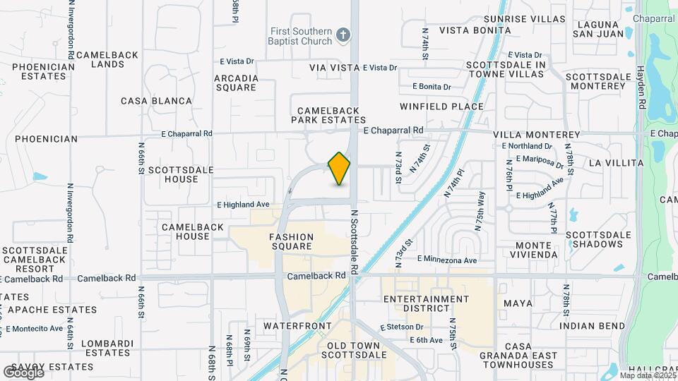 7157 E Rancho Vista Dr Map and Location Details