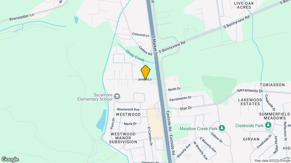 2199 Jewell Ln Map and Location Details