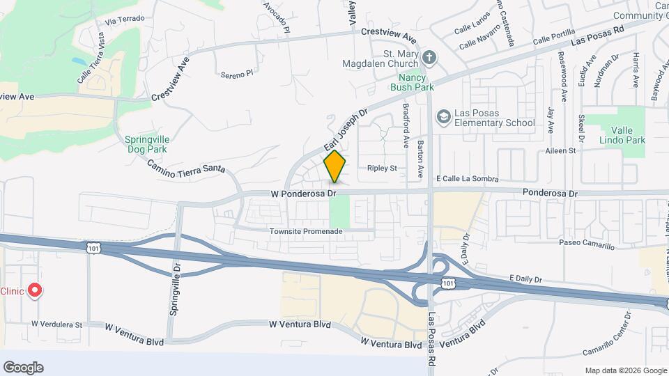 226 Camino Cortina Map and Location Details