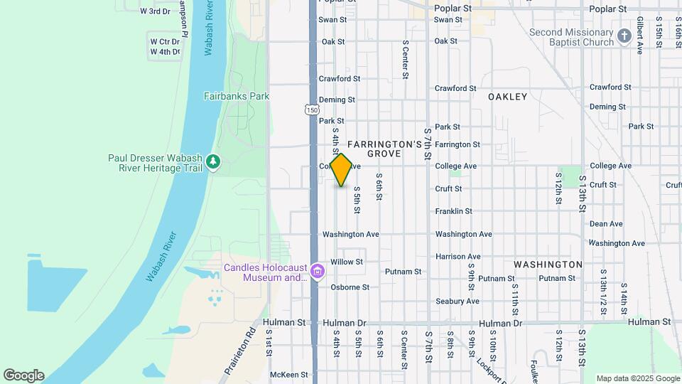 1202 S 4th St Map and Location Details