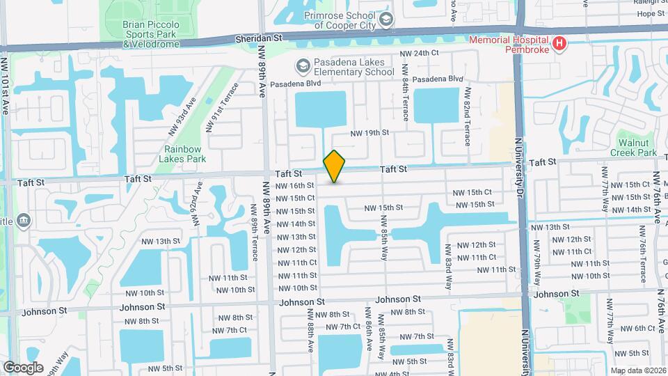 8690 NW 16th St Map and Location Details