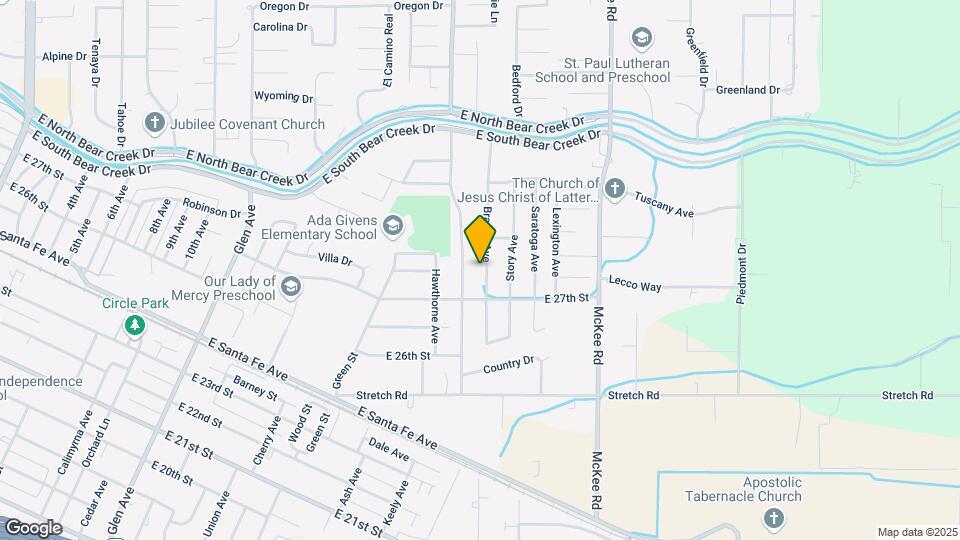2747 Branco Ave Map and Location Details