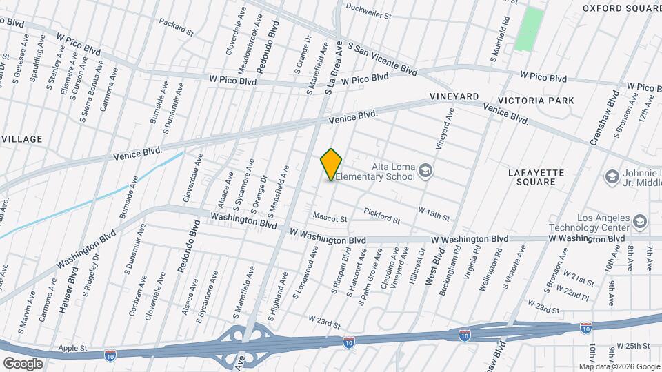 1805 S Longwood Ave Map and Location Details