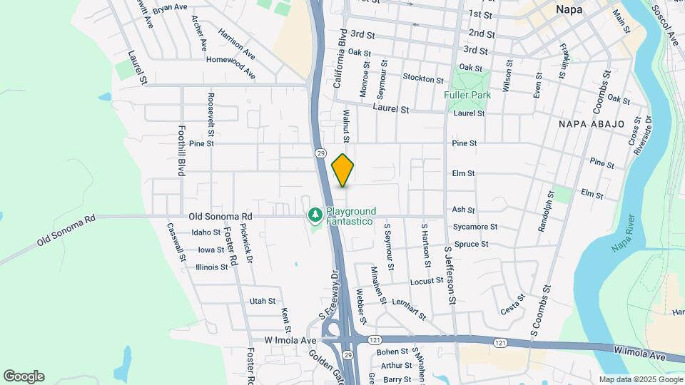 225 Walnut St, Unit 1 Map and Location Details