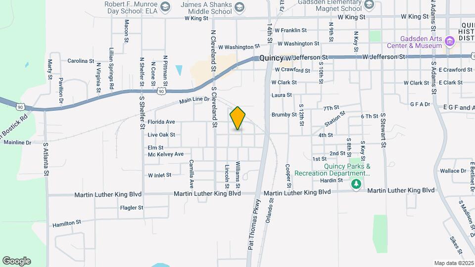 1418 Live Oak St Mapa y Detalles de la Ubicación