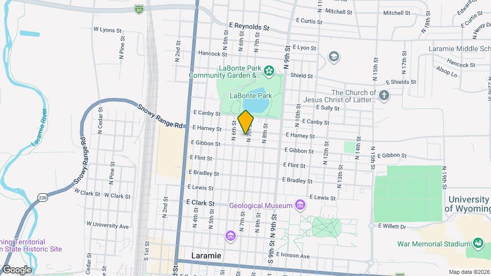 760 N 7th St Map and Location Details