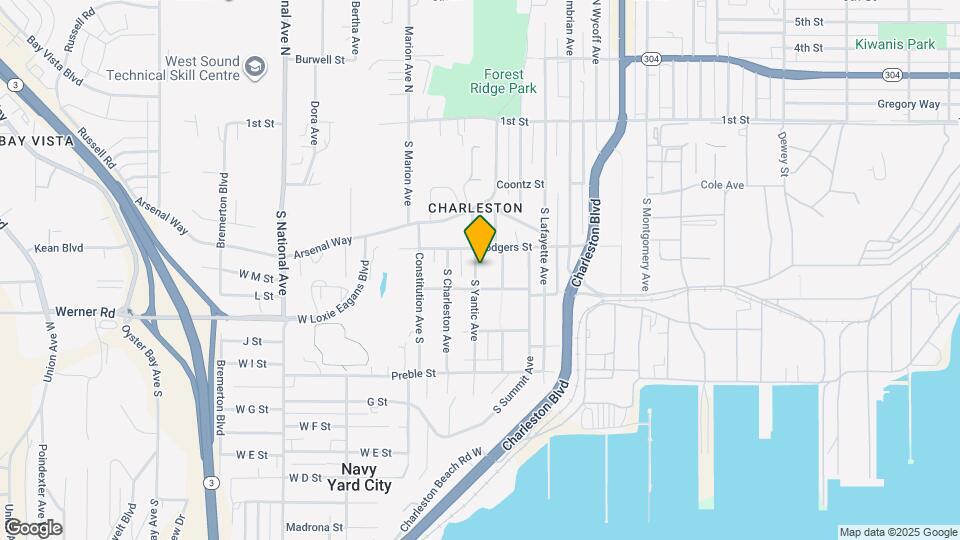 316 S Yantic Ave Map and Location Details