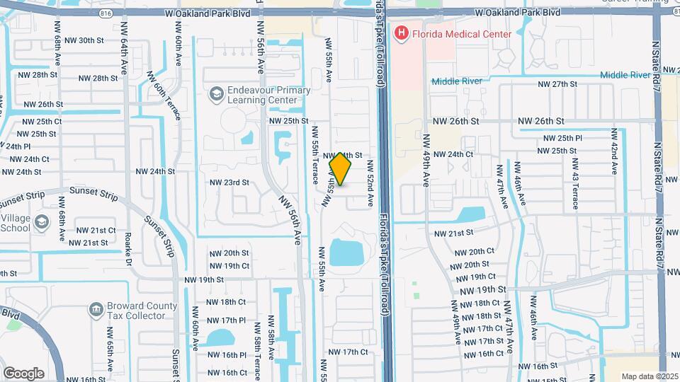 5415 NW 22nd St Map and Location Details