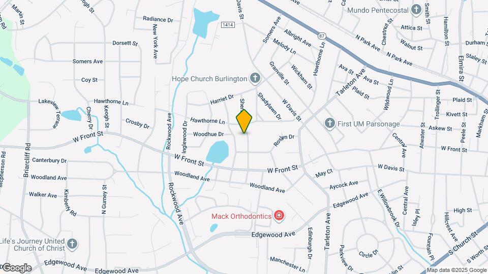 1118 Sherwood Dr Map and Location Details