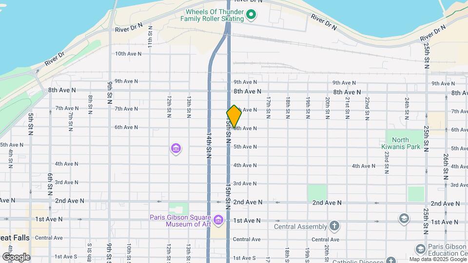 1504 6th Ave N Map and Location Details