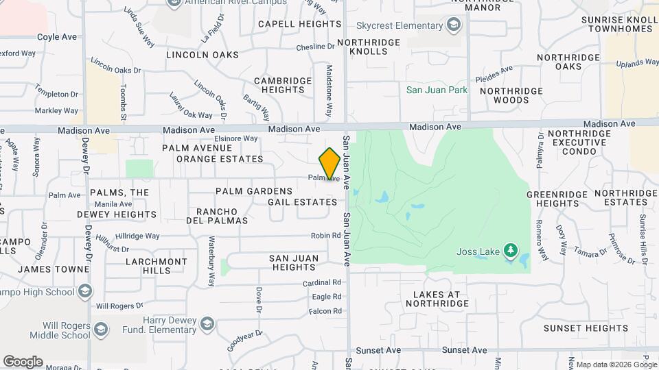 7326 Palm Ave Map and Location Details