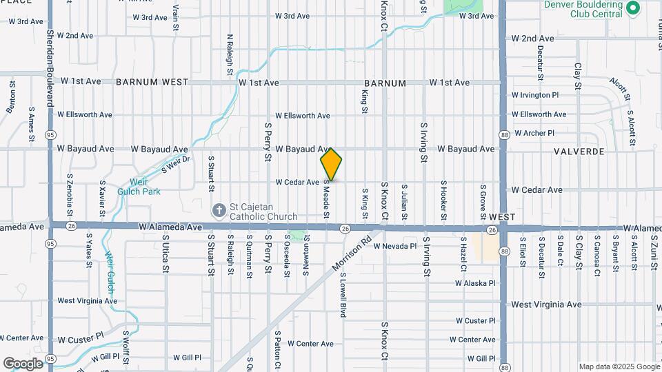 200 S Meade St Map and Location Details