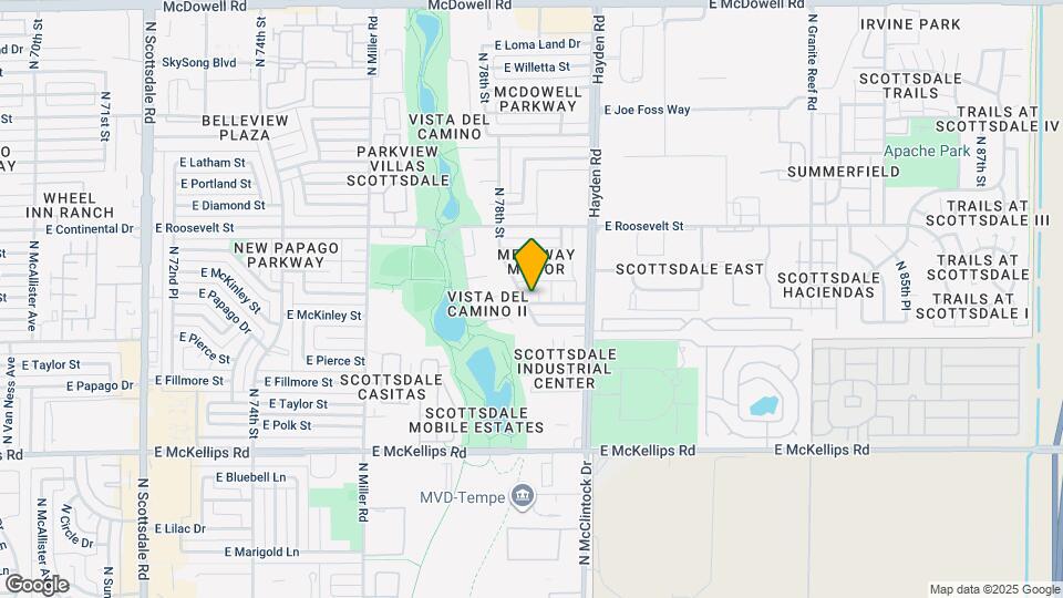 7802 E Kimsey Ln Map and Location Details