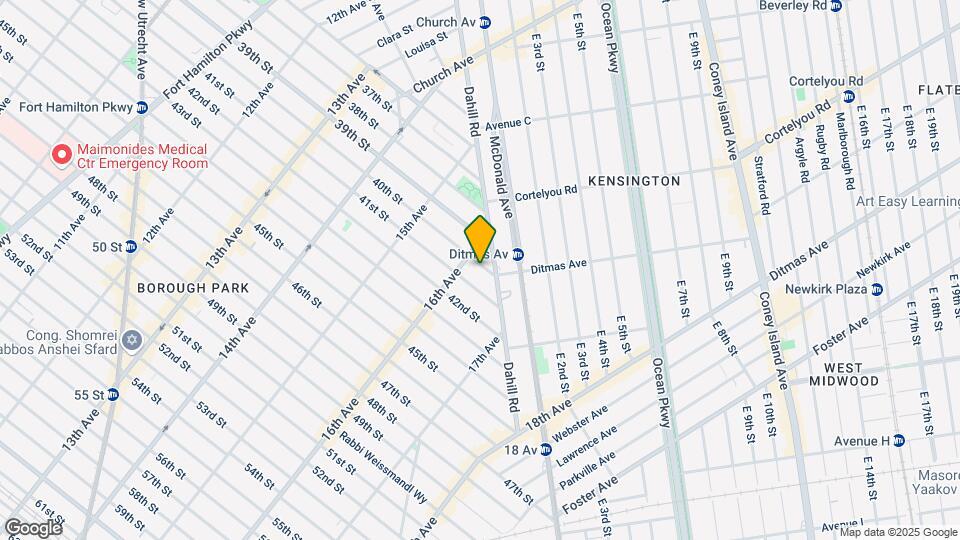 1622 40th St Map and Location Details